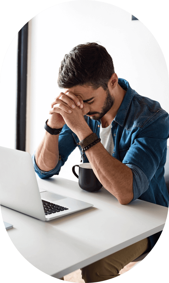 Developer working on a mobile app